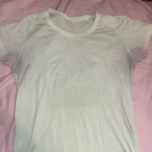 Women’s Yellow Lululemon Swiftly tech tee